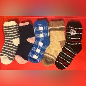 5-pair Fuzzy Socks (Women’s)